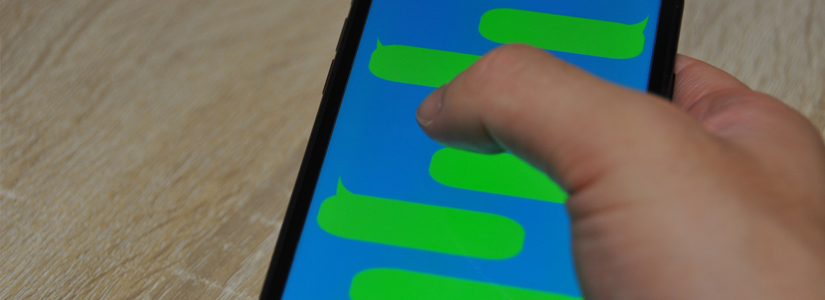 スマホからLINEで見積もりを依頼しているお客様